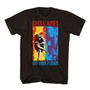 Guns N Roses Use Your Illusion Rock Band Fan Gift Graphic Concert T Shirt 159